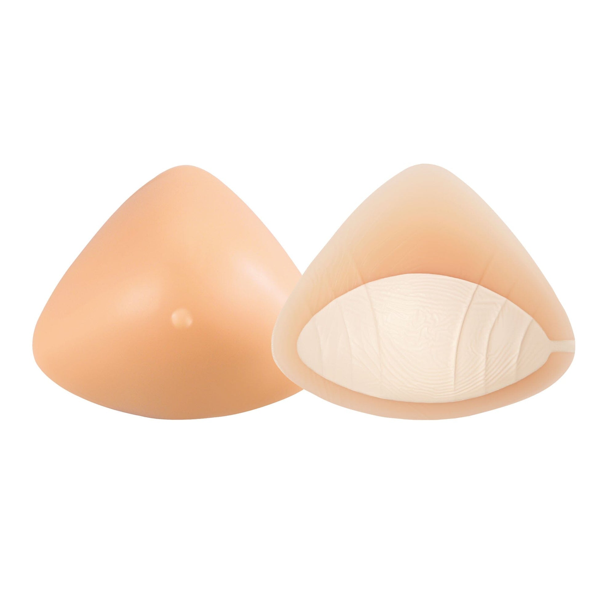 Triangular shaped partial providing additional fullness and a smooth shape across the whole breast.