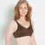 Back view #8554 All Over Lace Microfiber Pocketed Especially For You Bra Chocolate/Left