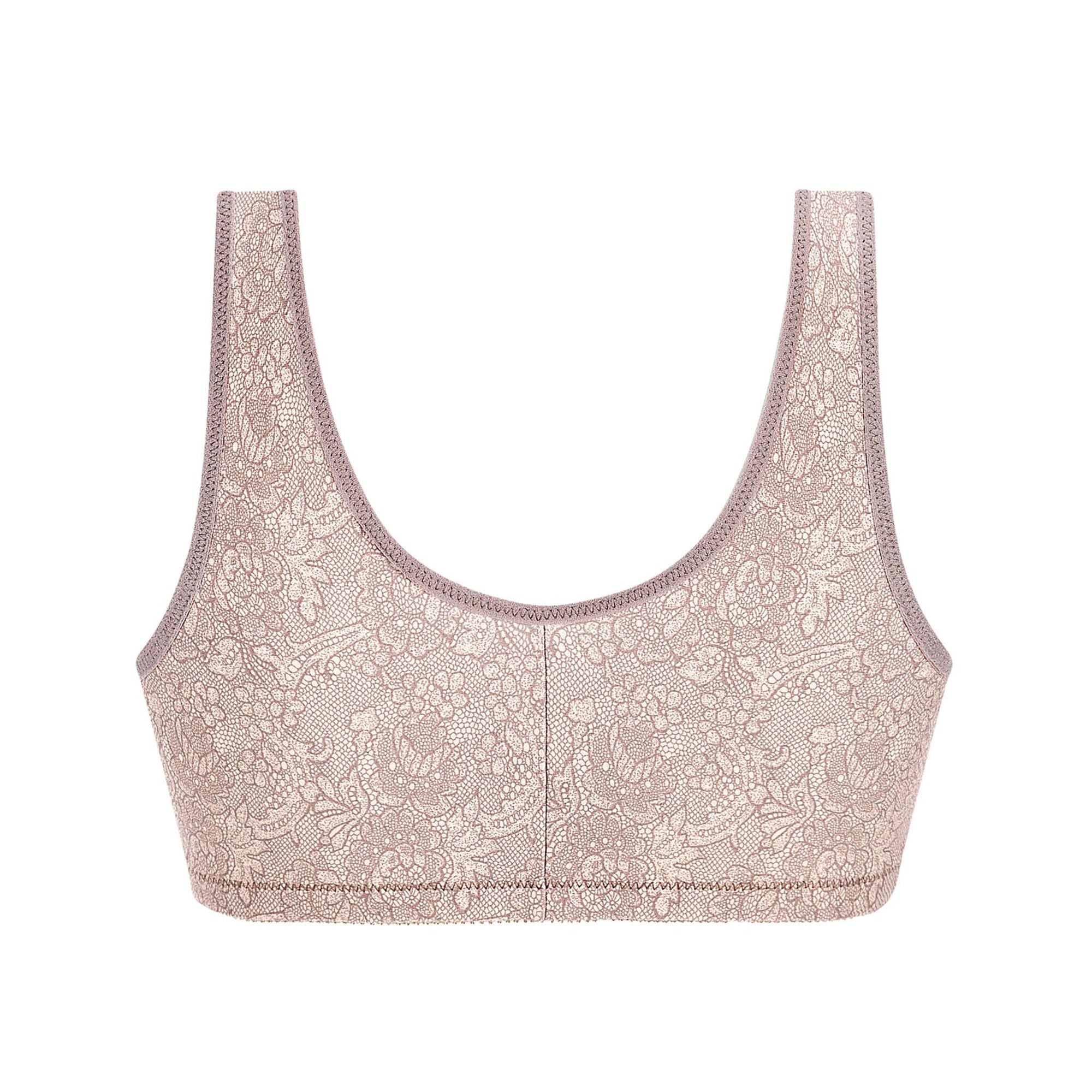 Shown in Taupe Lace-Back View