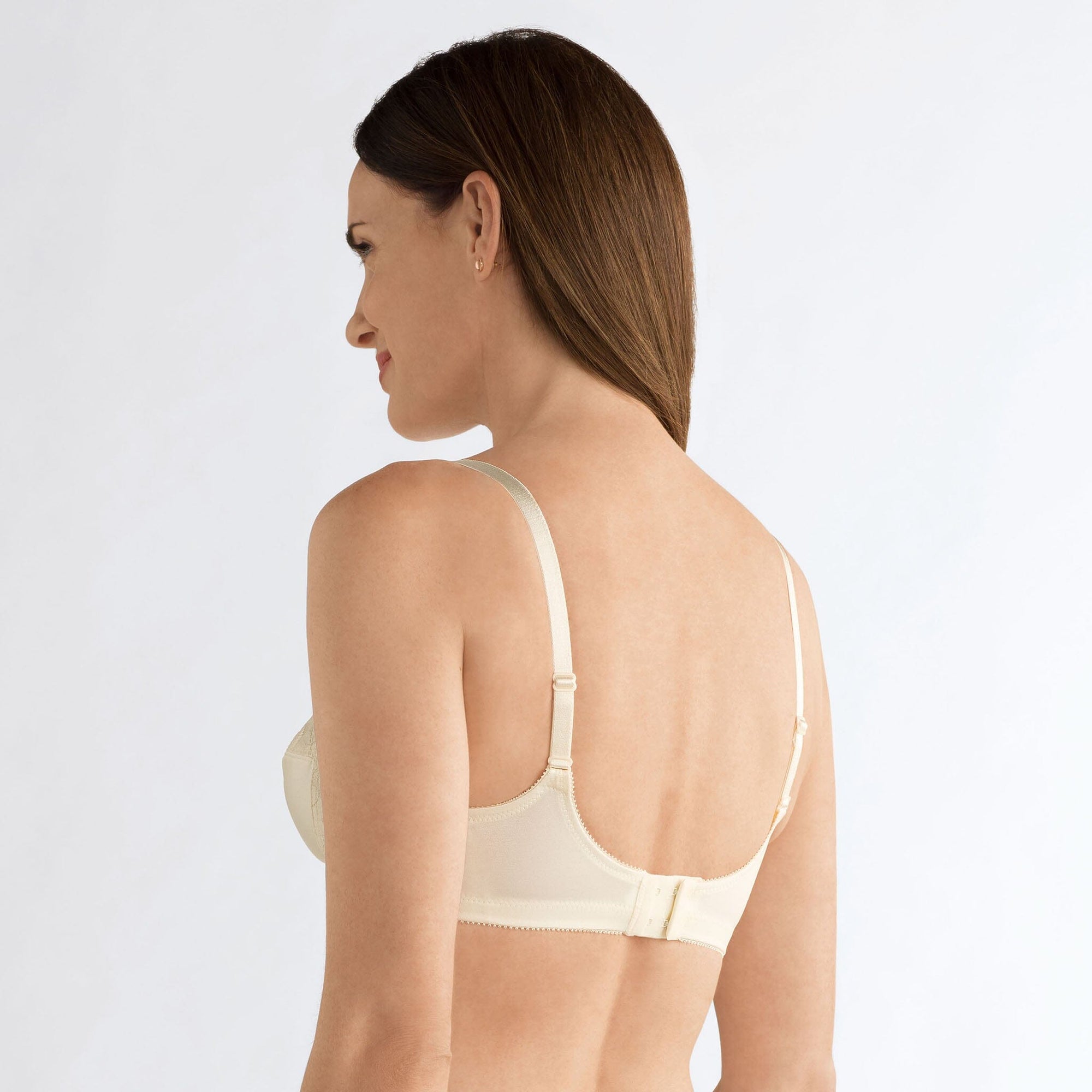 Shown in White. Back View.