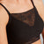 Amoena® Amber Lace Accessory Top Shown in Black-Back View