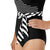 Amoena® Infinity One-Piece Swimsuit. Shown in Black/White.