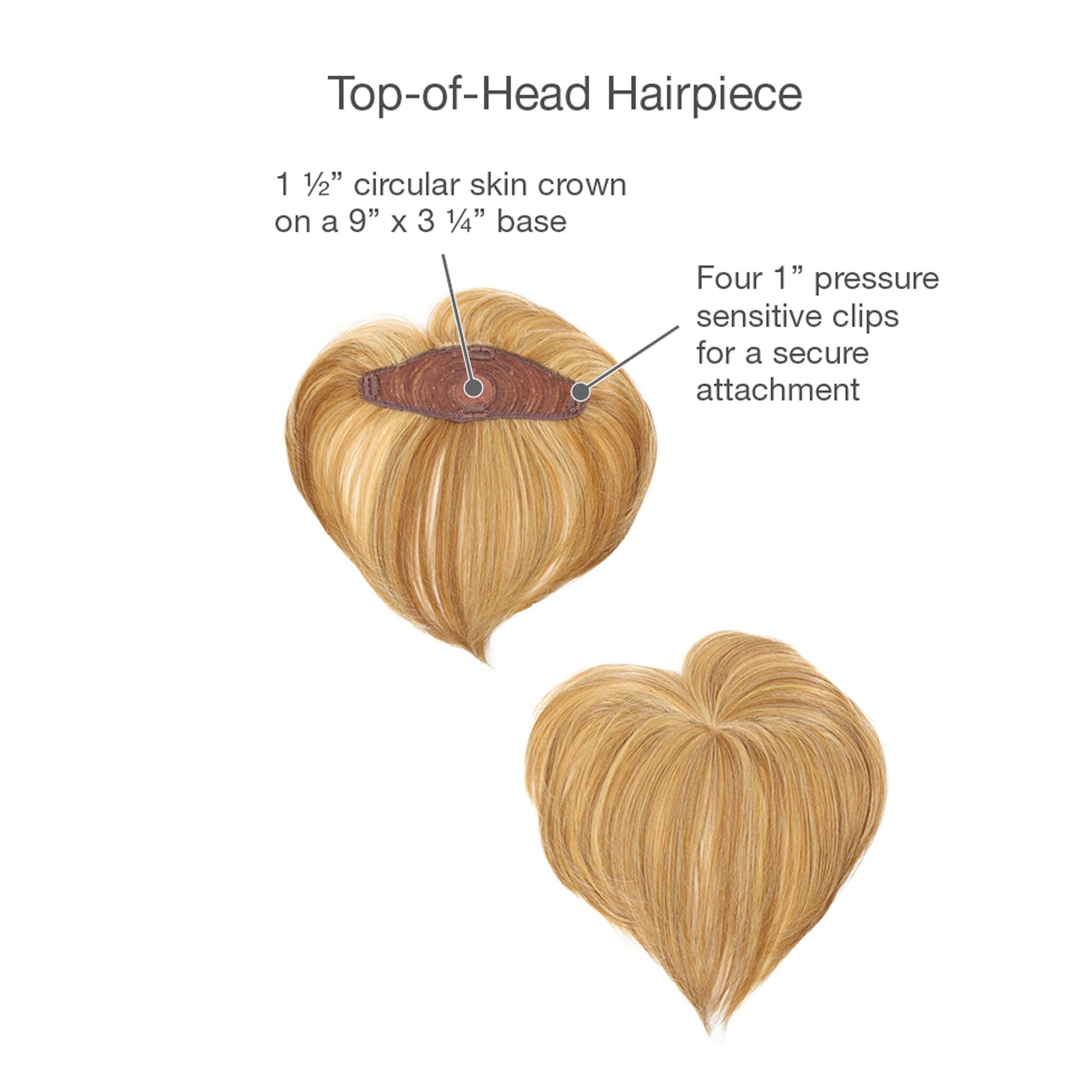Top-of-Head Hairpiece