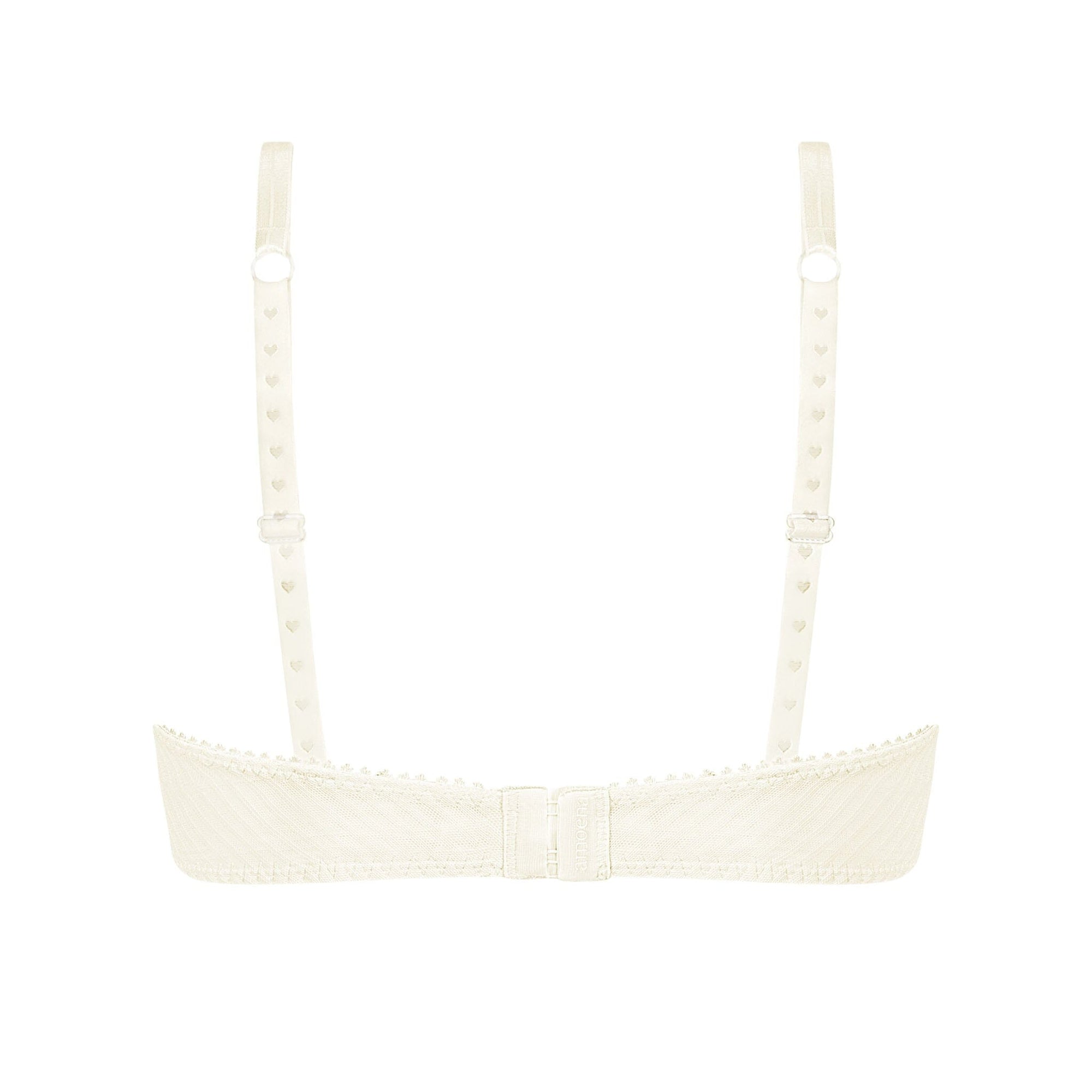 Amoena® Be Beautiful Wire-Free Bra Shown in Charming Off White-Back View