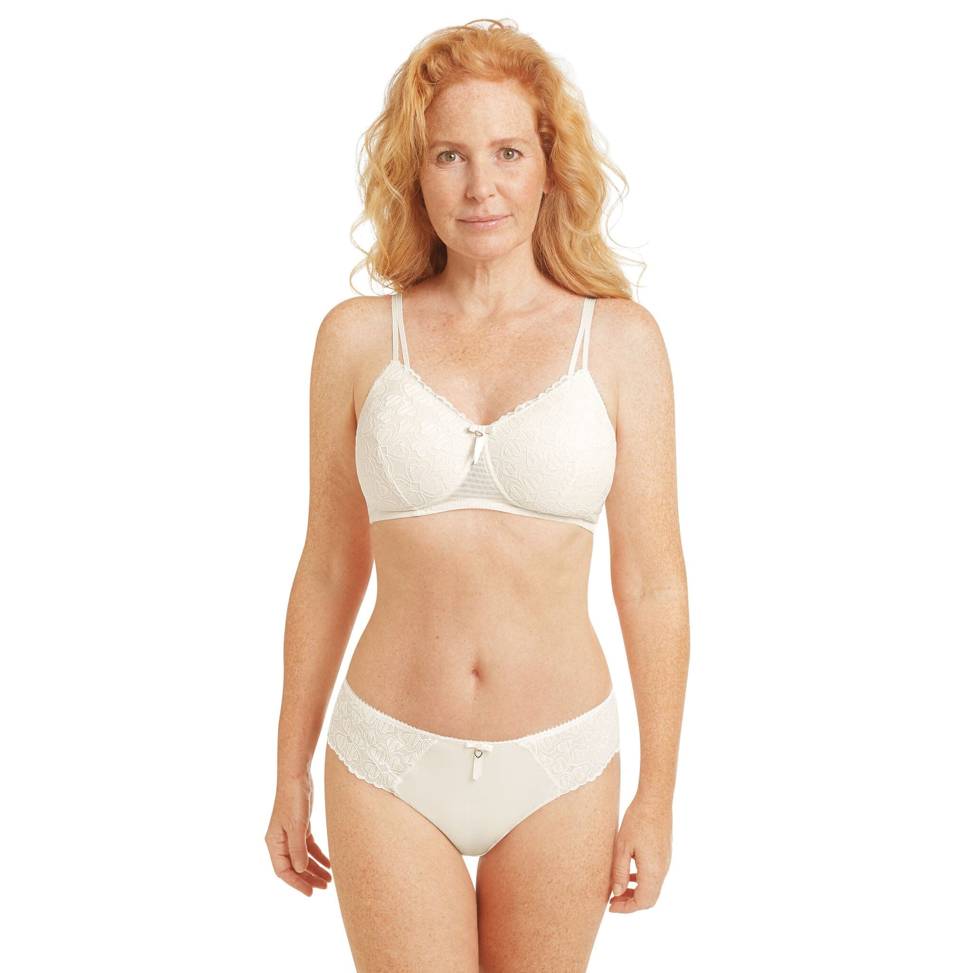 Amoena® Be Beautiful Panty Shown in Charming Off White-Back View