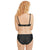 Amoena® Karolina Padded Wire-Free Bra Shown in Black/Nude-Back View.