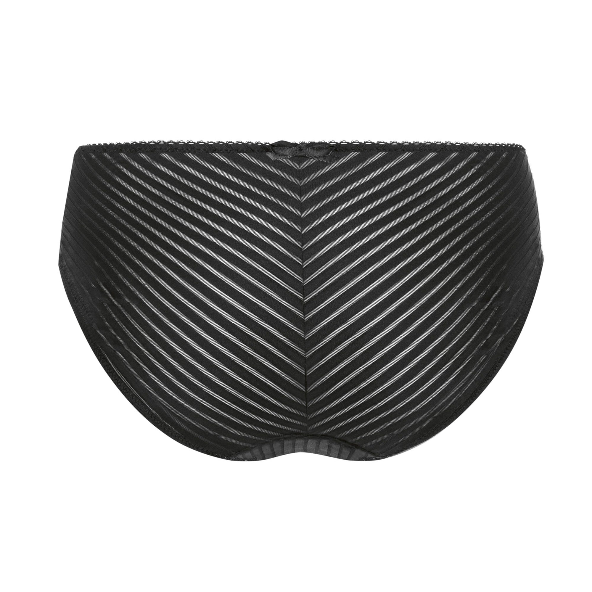 Amoena® Karolina Panty Shown in Black/Nude-Back View
