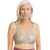 Amoena® Nancy Front Closure Bra Shown in Light Nude-Back View