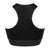 Amoena® Zipper Sports Bra Shown in Black-Back View