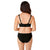 Amoena® Kyra Underwire Bra Shown in Black/Light Nude. Back View.