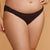 Brief Panty with hook fasteners. Shown in beige, side  view.