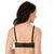 Amoena® Pia Padded Wire-Free Bra and Pia High Waist Panty (#9733) Shown in Black/Sand – Back View