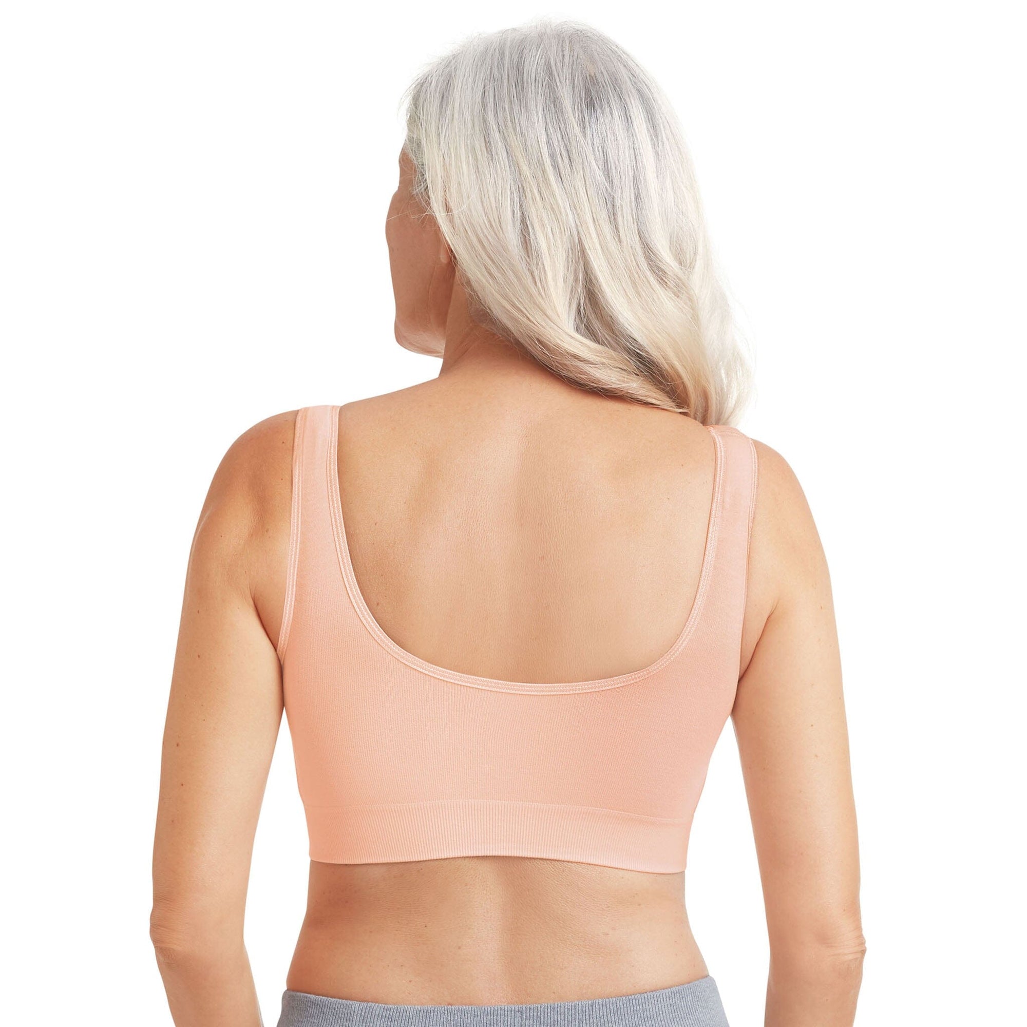 Shown in Rose Nude. Back View.