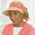 Shown in Coral with Packable Hat (#9511) and Stretchy 3” Wide Bamboo Knit Headband (#9267), in Ivory
